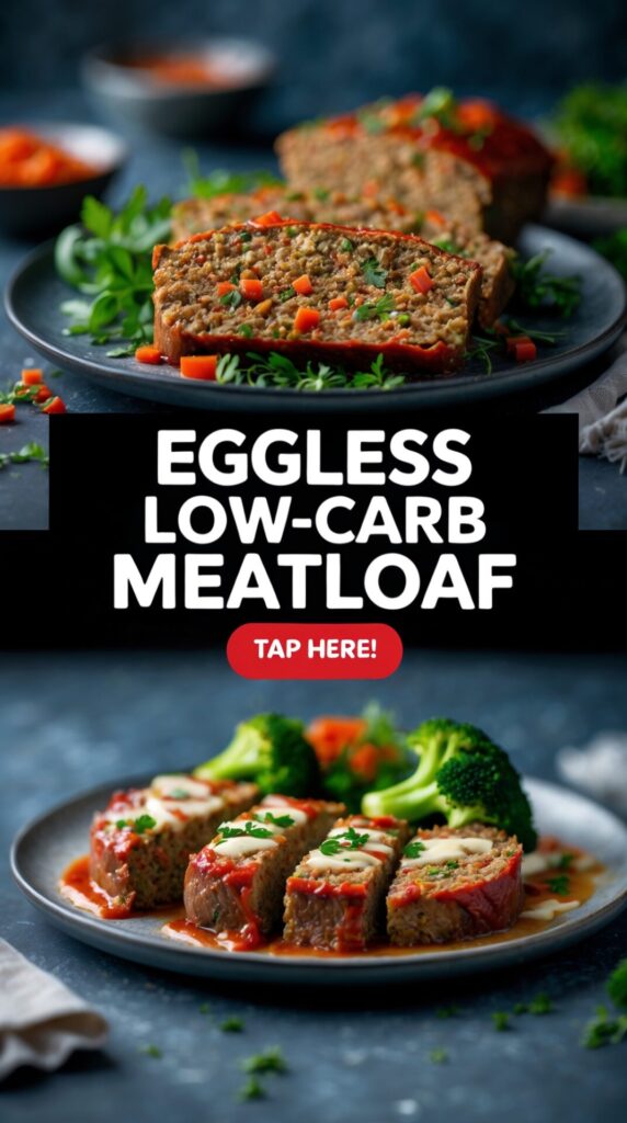Eggless Low-Carb Meatloaf – Allergy-Friendly Keto Option