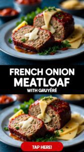 French Onion Meatloaf With Gruyère – Soup-Inspired Luxury