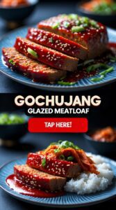 Gochujang Glazed Meatloaf – Korean-Style Spicy Sweet