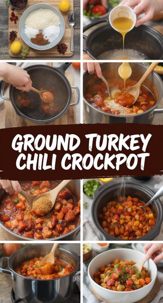 Ground Turkey Chili Crockpot - Lean Protein Comfort Food