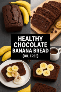 Healthy Chocolate Banana Bread Oil-Free, Gluten-Free & Absolutely Delicious