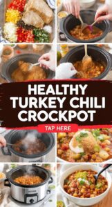Healthy Turkey Chili Crockpot Recipe - Low Calorie Comfort Food