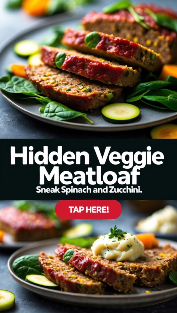 Hidden Veggie Meatloaf Sneak Spinach and Zucchini Into Dinner