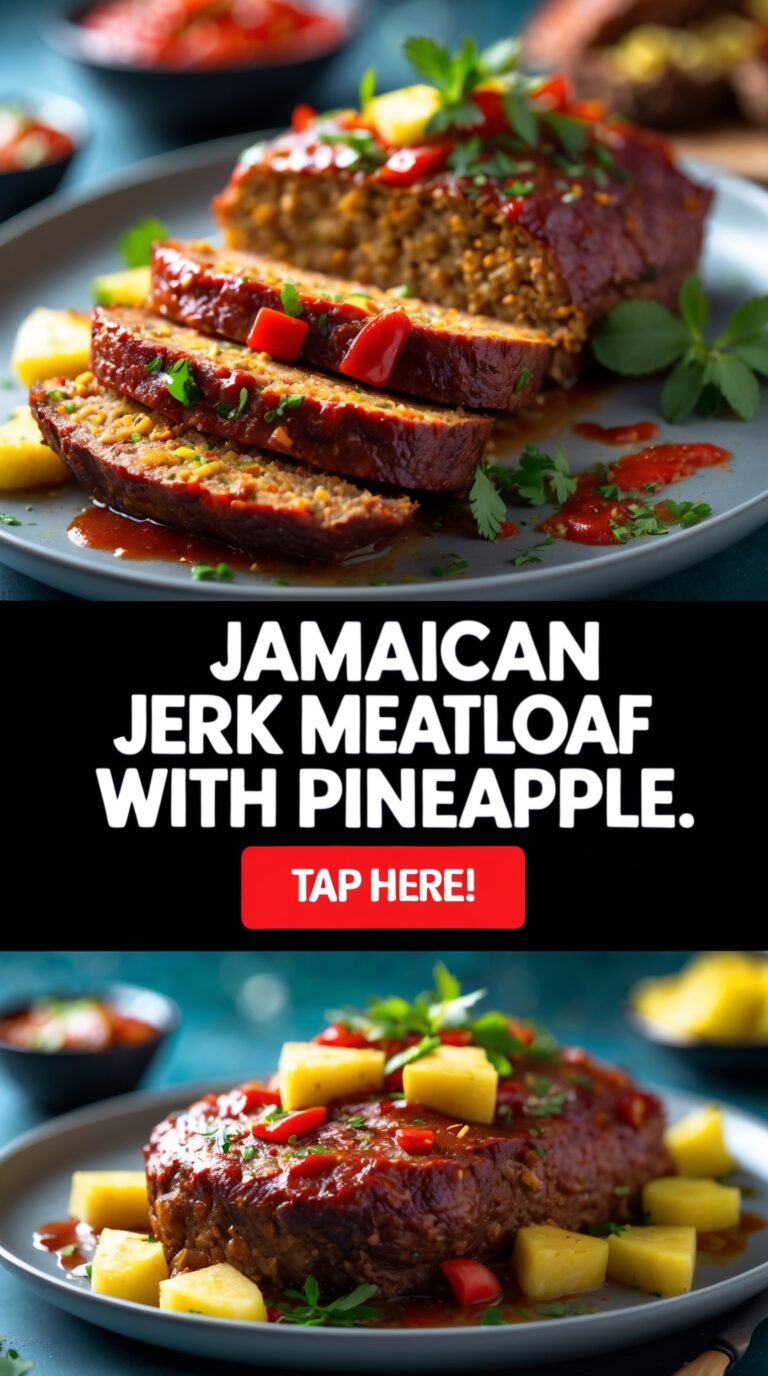 Jamaican Jerk Meatloaf With Pineapple – Tropical Heat