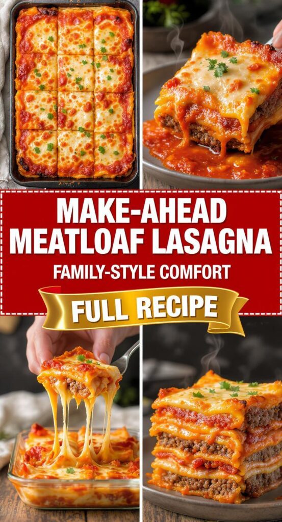 Make-Ahead Meatloaf Lasagna – Layered Comfort Casserole