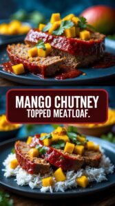Mango Chutney Topped Meatloaf – Sweet-Spicy Tropical
