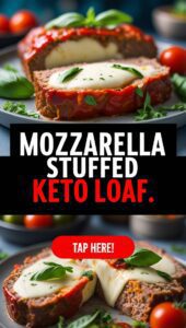 Mozzarella Stuffed Keto Loaf – Extra Fat, No Bread
