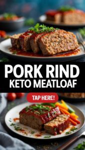 Pork Rind Keto Meatloaf – Crunchy Zero-Carb Twist