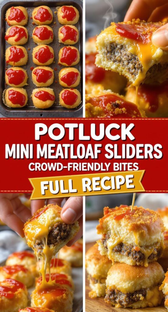 Potluck Mini Meatloaf Sliders – Crowd-Friendly Bites