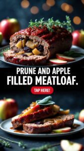 Prune and Apple Filled Meatloaf – Unexpected Fruity Surprise