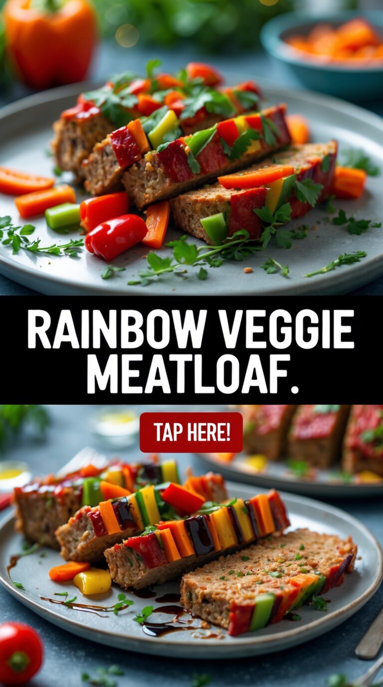 Rainbow Veggie Meatloaf