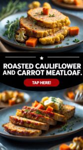 Roasted Cauliflower and Carrot Meatloaf
