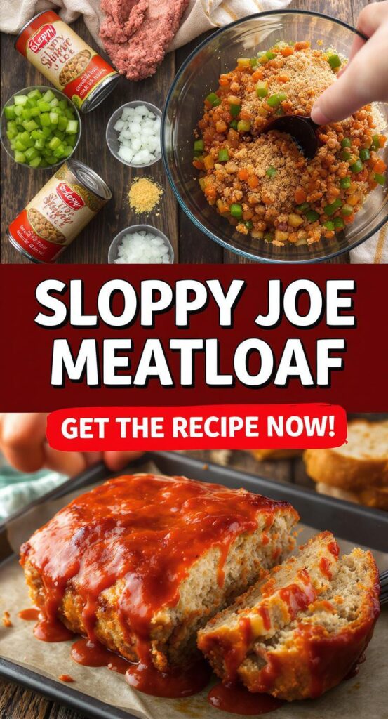 Sloppy Joe Meatloaf – Tangy Sauce-Soaked Twist