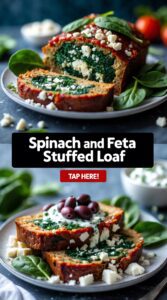 Spinach and Feta Stuffed Loaf – Greek Superfood Fusion