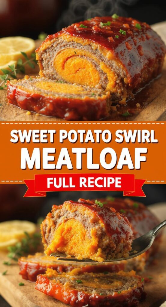 Sweet Potato Swirl Meatloaf – Natural Sweetness and Color
