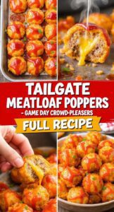 Tailgate Meatloaf Poppers – Party-Ready Appetizers