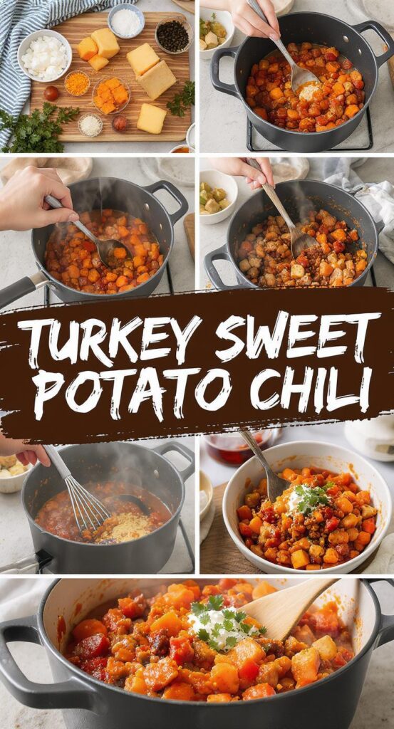 Turkey Sweet Potato Chili - Fall Flavors in Every Bite