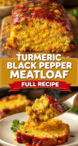 Turmeric and Black Pepper Meatloaf – Anti-Inflammatory Gold
