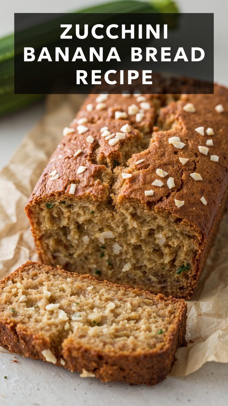 Zucchini banana bread recipe