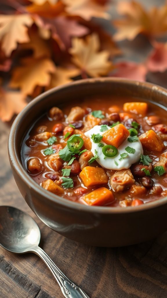 add beans and spices