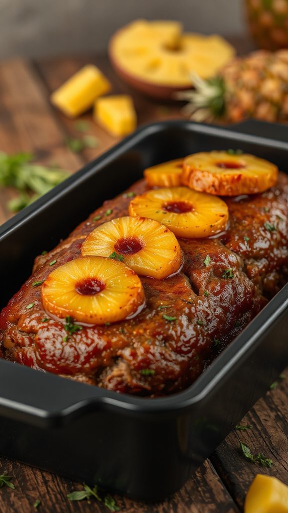 add pineapple and seasoning