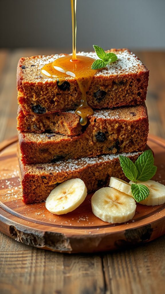 artful stacking with garnishes