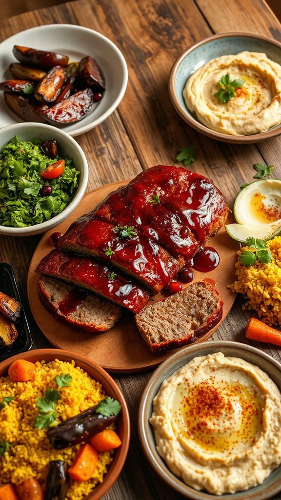 baharat meatloaf side pairings