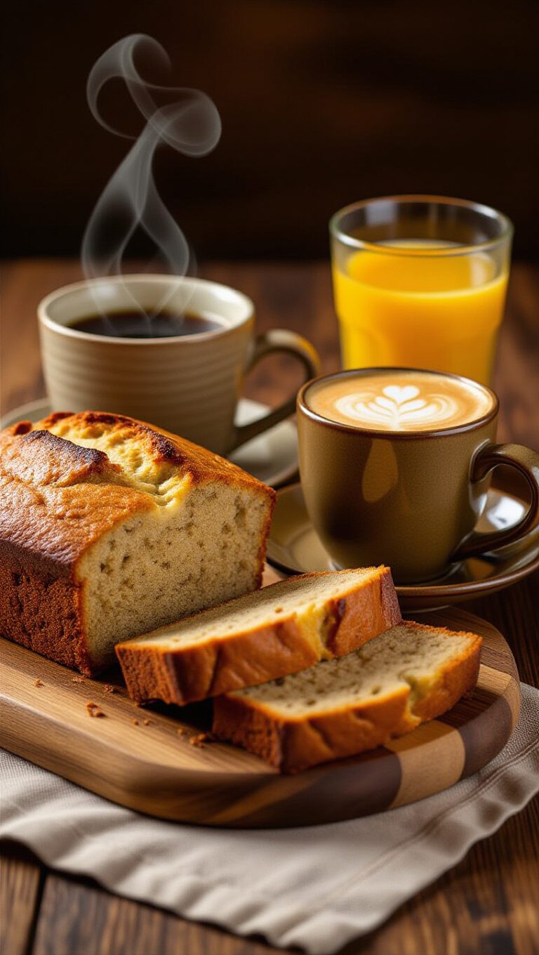 banana bread drink pairings