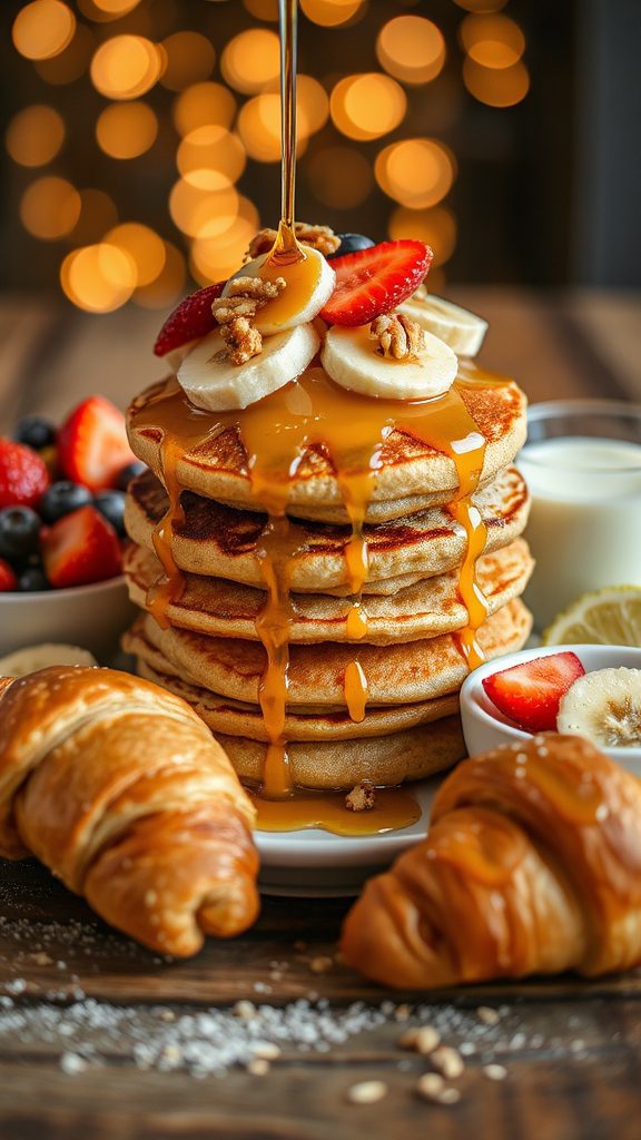 banana pancakes pairing suggestions