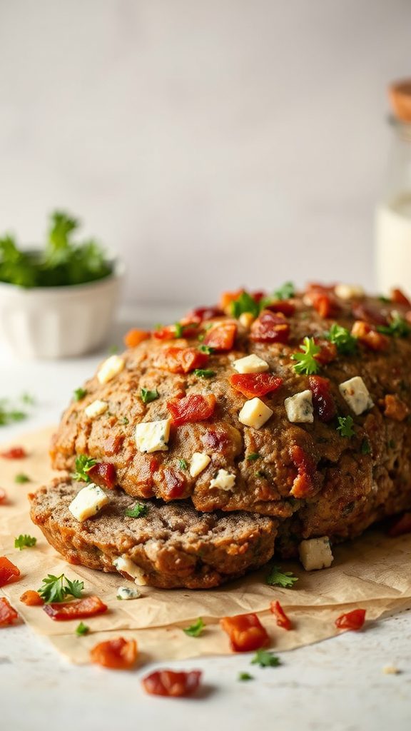 blue cheese bacon meatballs