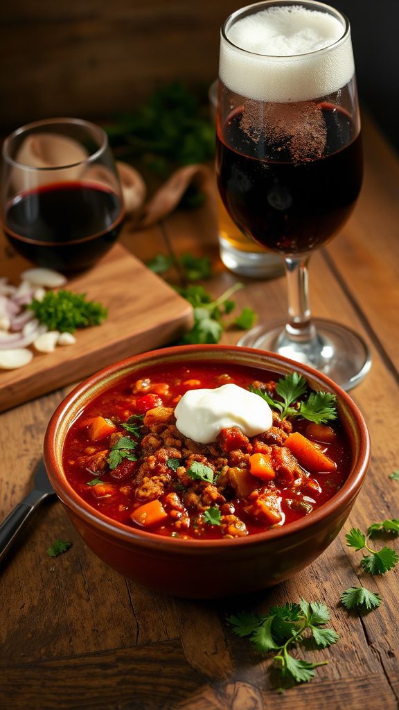 bold reds beer pairings