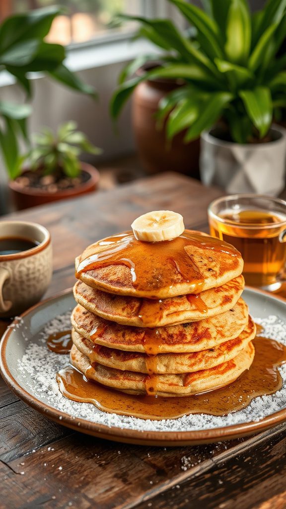coffee pairs with pancakes