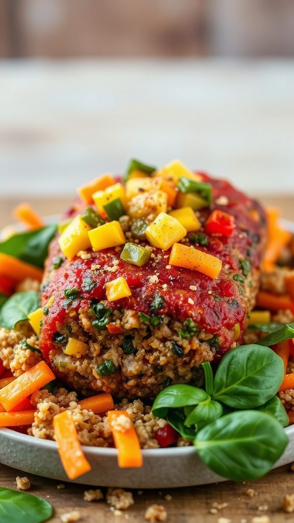 colorful veggies and spices