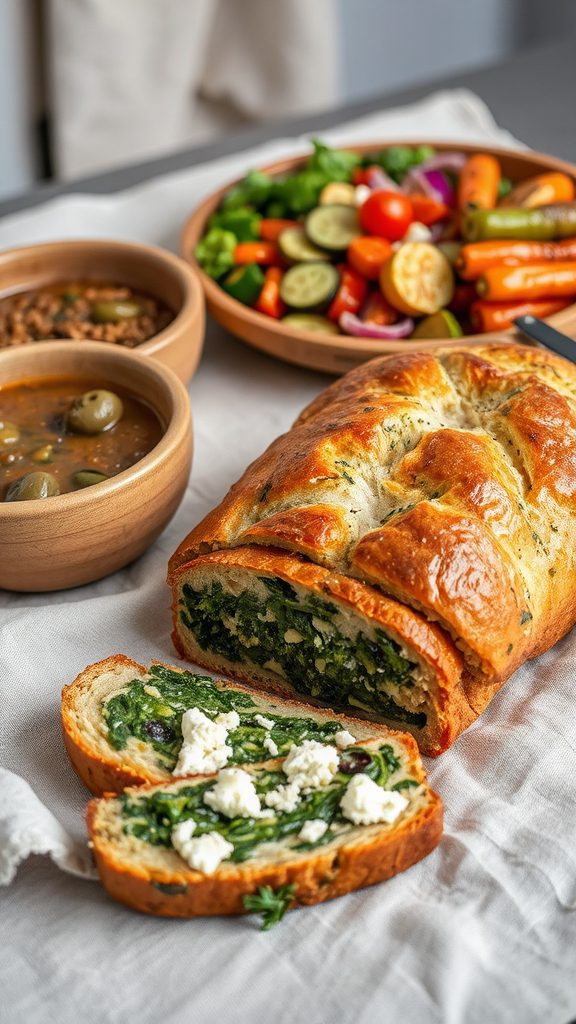 complement spinach feta loaf