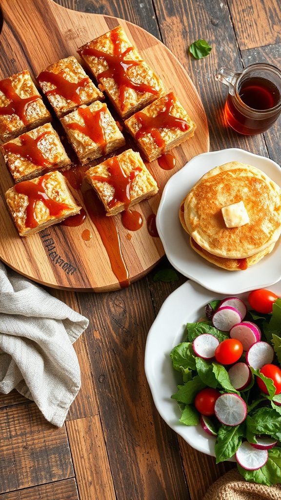 complementary dishes for blondies