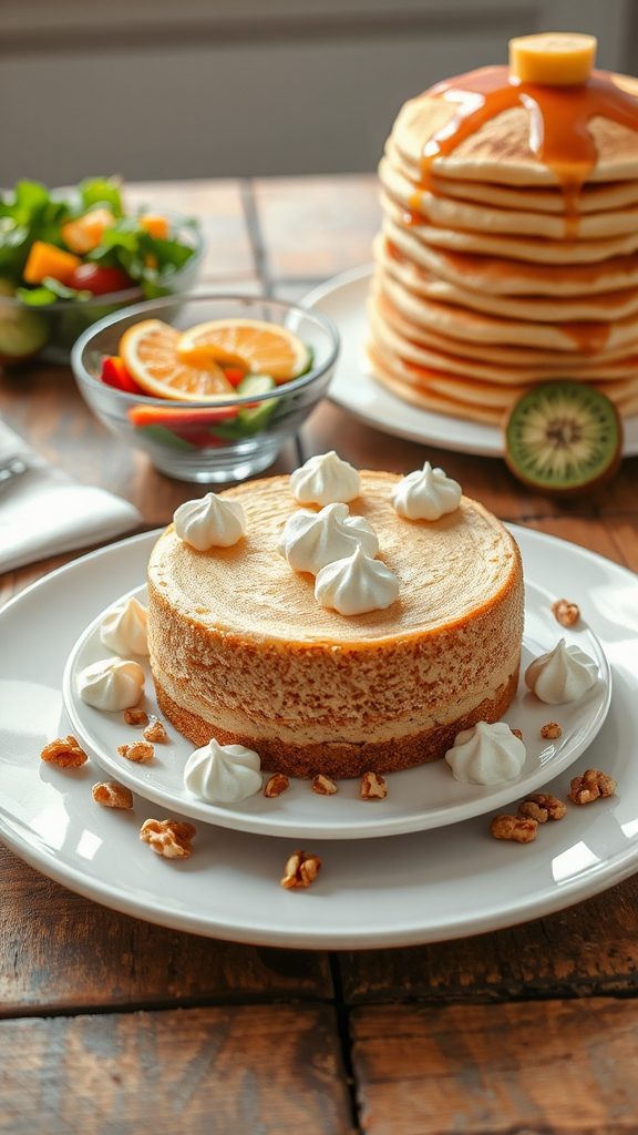 complementary dishes for cheesecake
