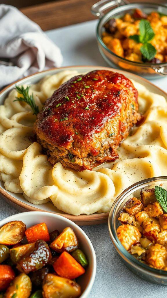 complementary dishes for meatloaf