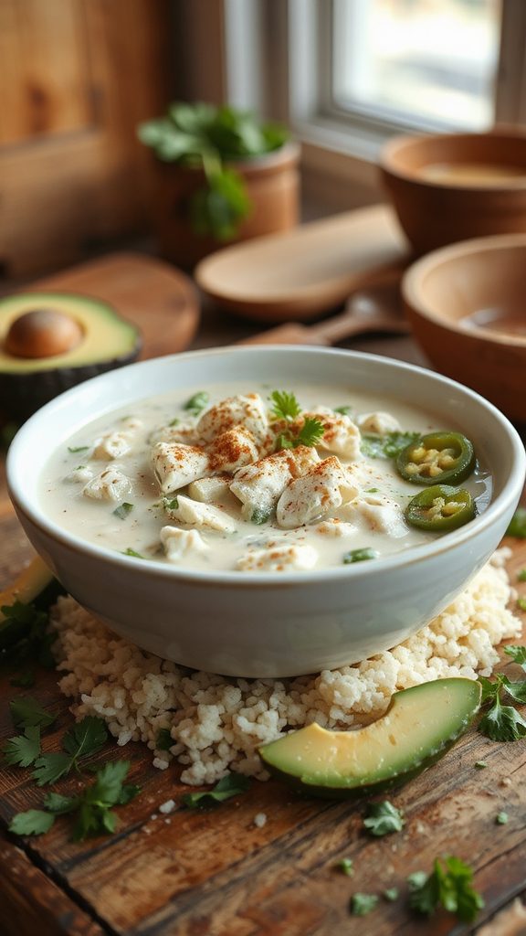 creamy spicy chicken soup