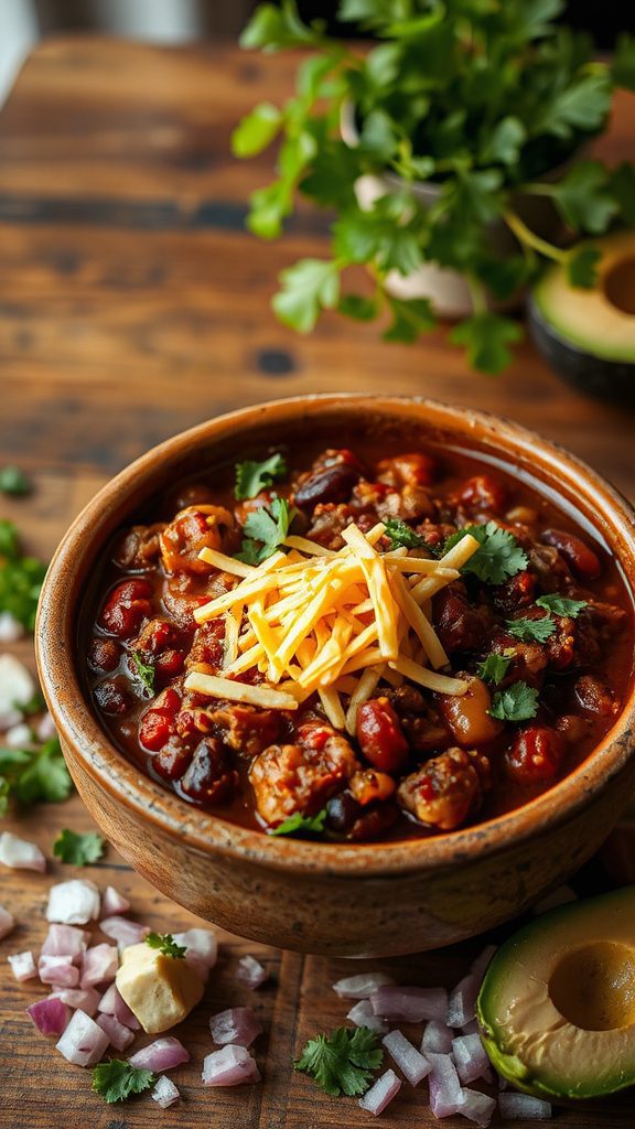 customize high protein chili