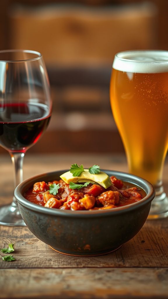 drinks to elevate chili