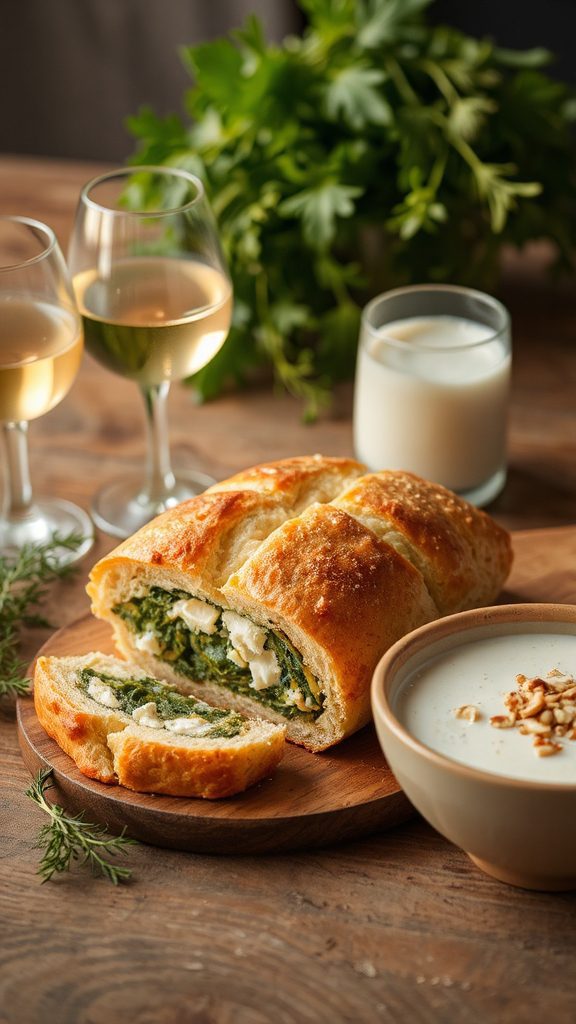 elevate loaf with beverages