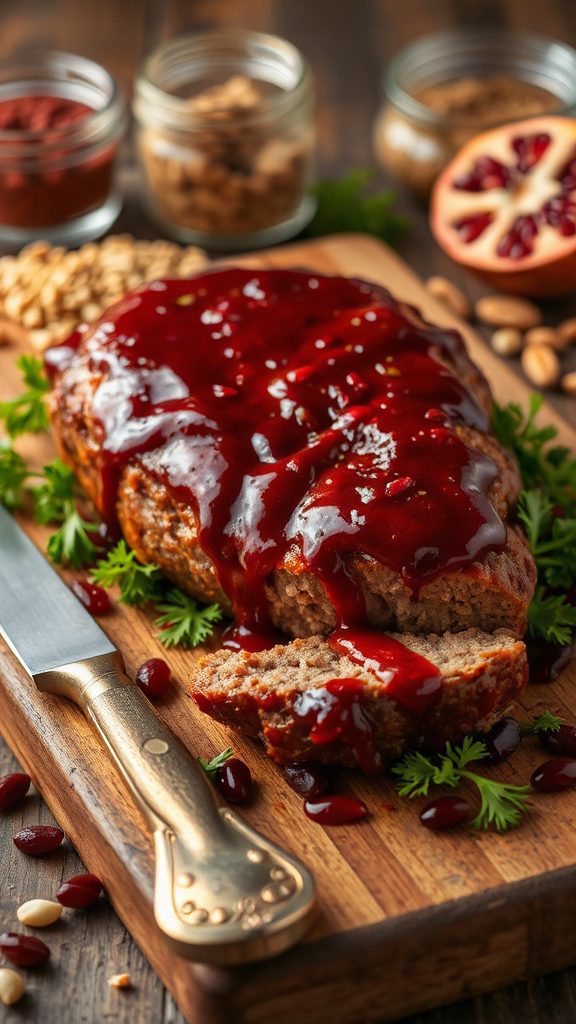 enhance baharat meatloaf creatively