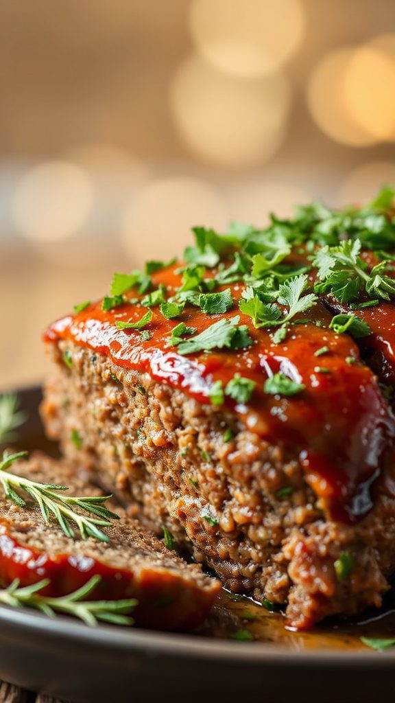 fresh herbs enhance meatloaf