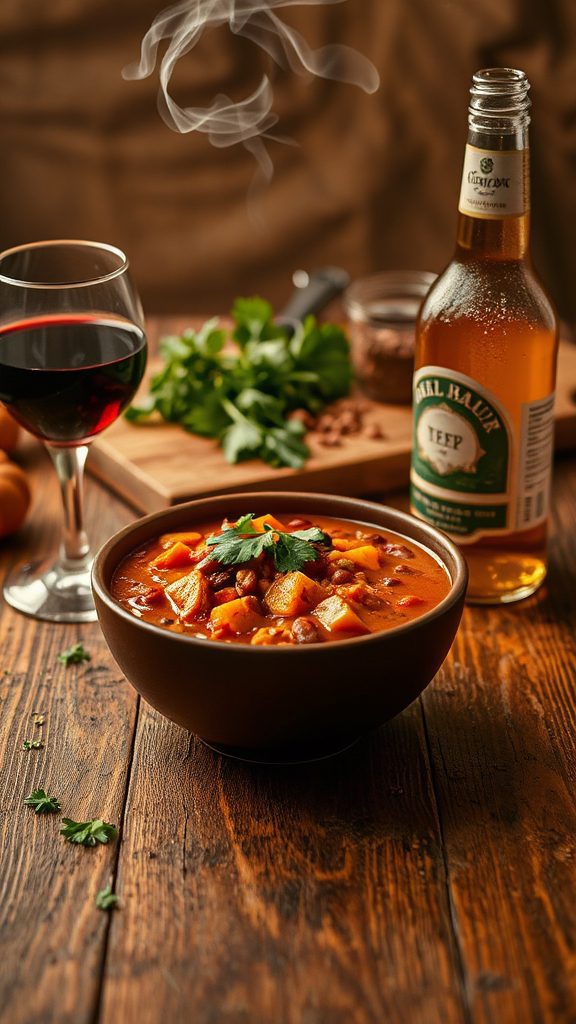 fruity merlot and lager