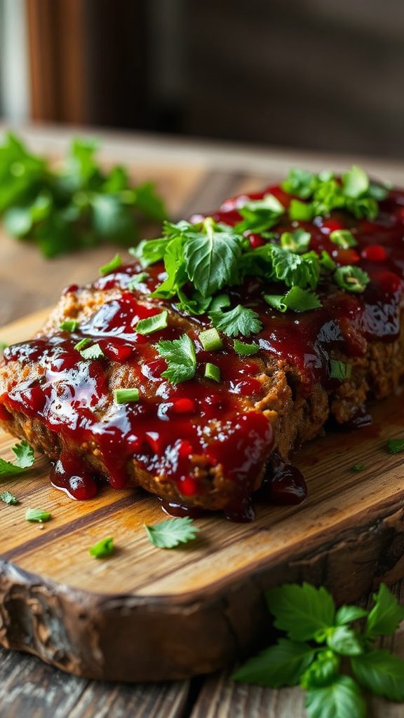 garnish with eco friendly herbs