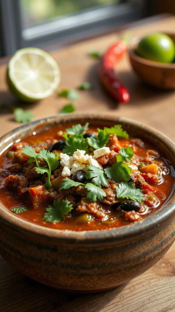 garnish with fresh cilantro