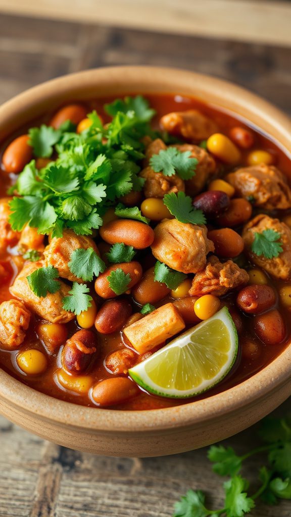 garnish with fresh cilantro