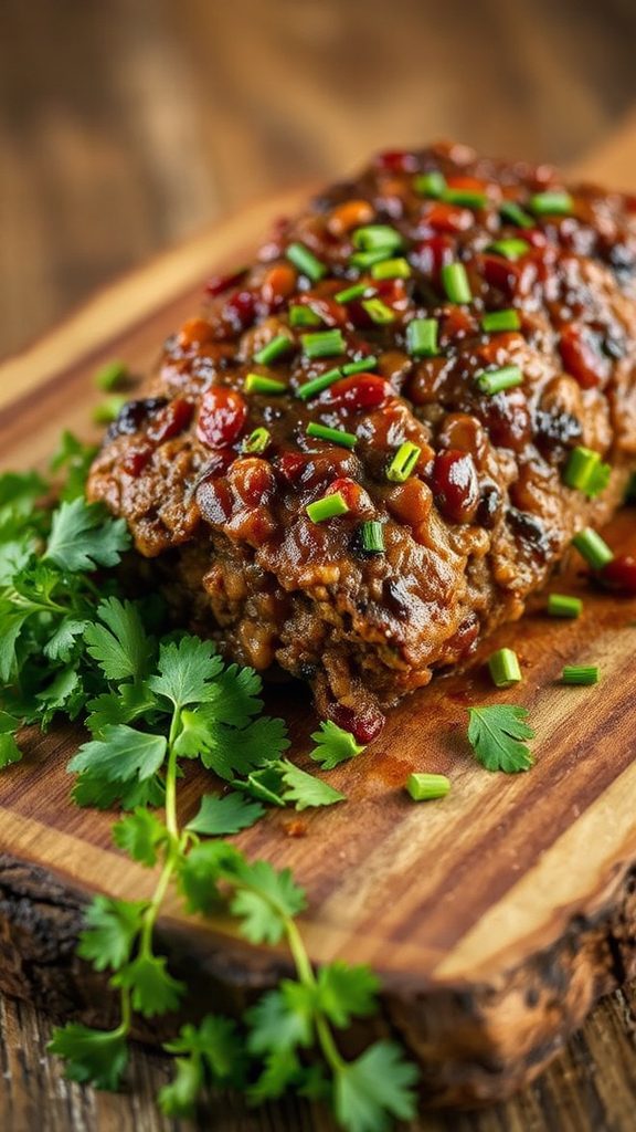 garnish with fresh herbs