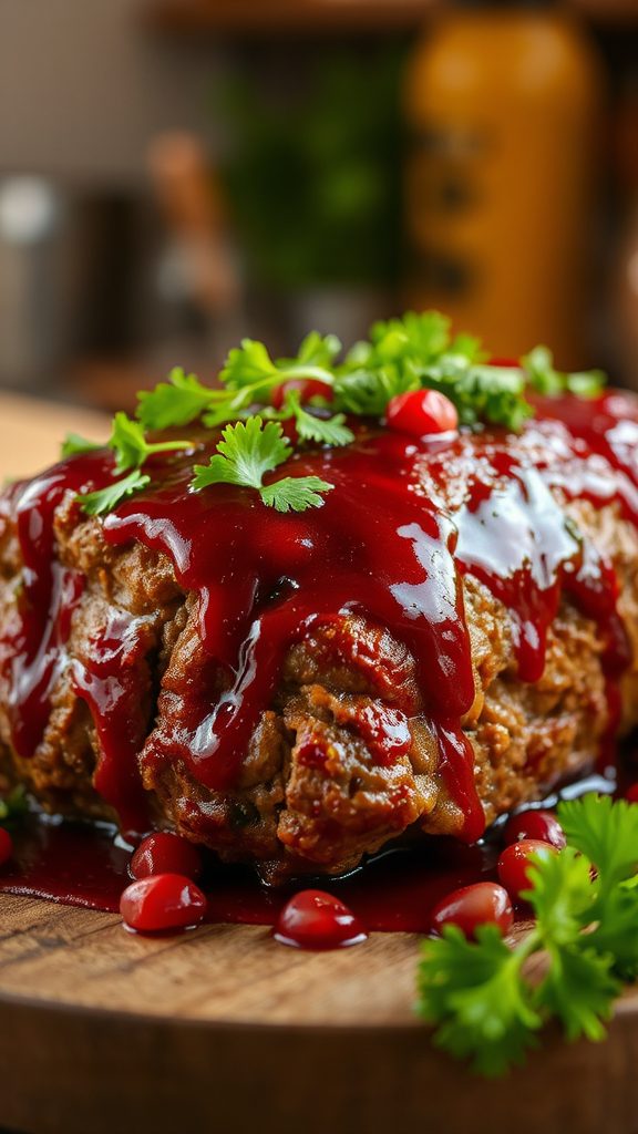 garnish with fresh herbs