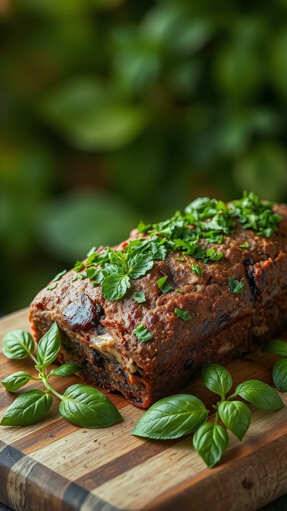 garnish with fresh herbs